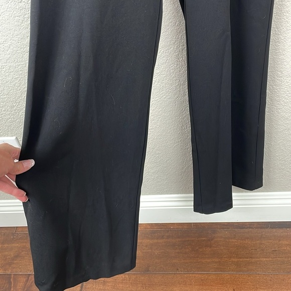 NWT Xscape Ruched Ruffle Scuba Crepe Jumpsuit Black Off The Shoulder Sz 2 - Picture 7 of 15